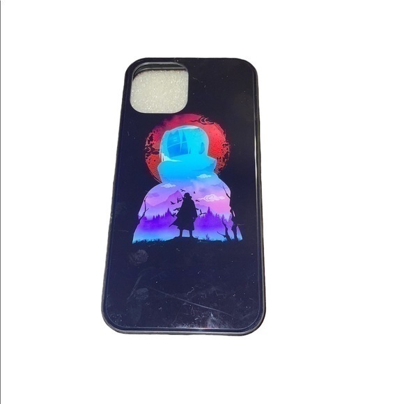 NIB iPhone 12 Pro Max Halloween Red Moon/Shadow Man Spooky Scary Case - Picture 1 of 4